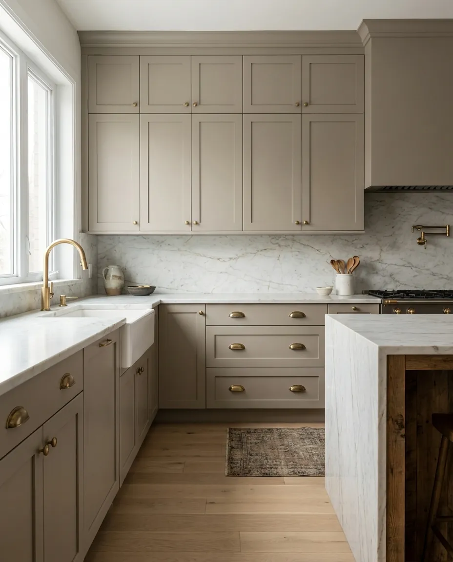Transitional shaker kitchen in Cote-des-Neiges